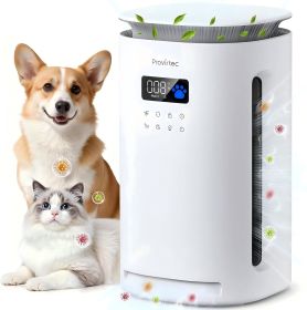 Provirtec Pet Air Purifier For Home With 4 Washable Pre-Filters H13 HEPA   For Pet Homes  2 Year Filter  1800 Sq Ft Tested Pet Hair And Odor Redu