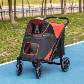 Dog Stroller /small animal cage/Pet cages ( Amazon Shipping)(Prohibited by WalMart) (Option: default title)